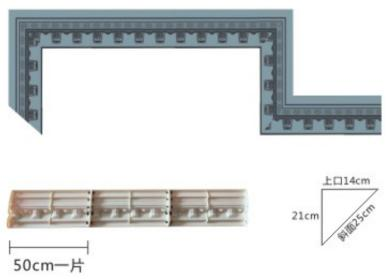 Ārējā plastmasas karnīze C-7